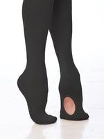 Gaynor Minden Adult Footless Dance Tights (Black)